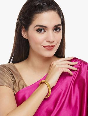 gold plated bangle - 16880038 - Standard Image - 5