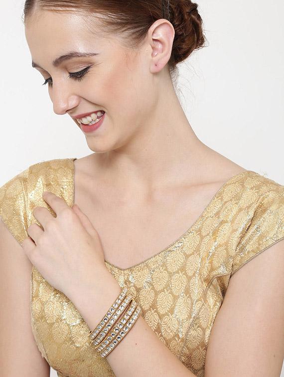 gold metal bangle - 16880045 - Zoom Image - 5