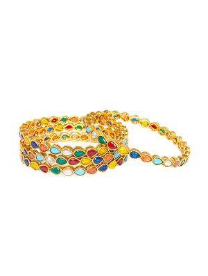 multi colored metal bangle - 16880048 - Standard Image - 2