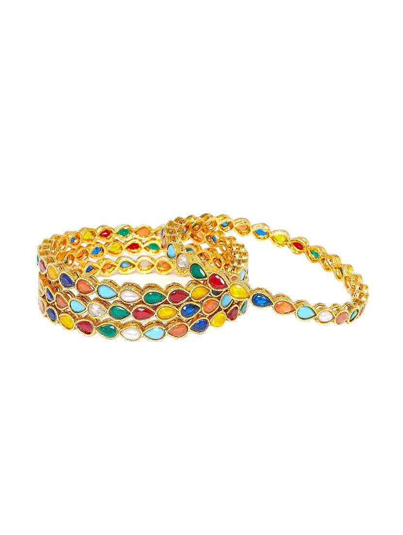 multi colored metal bangle - 16880048 - Zoom Image - 2