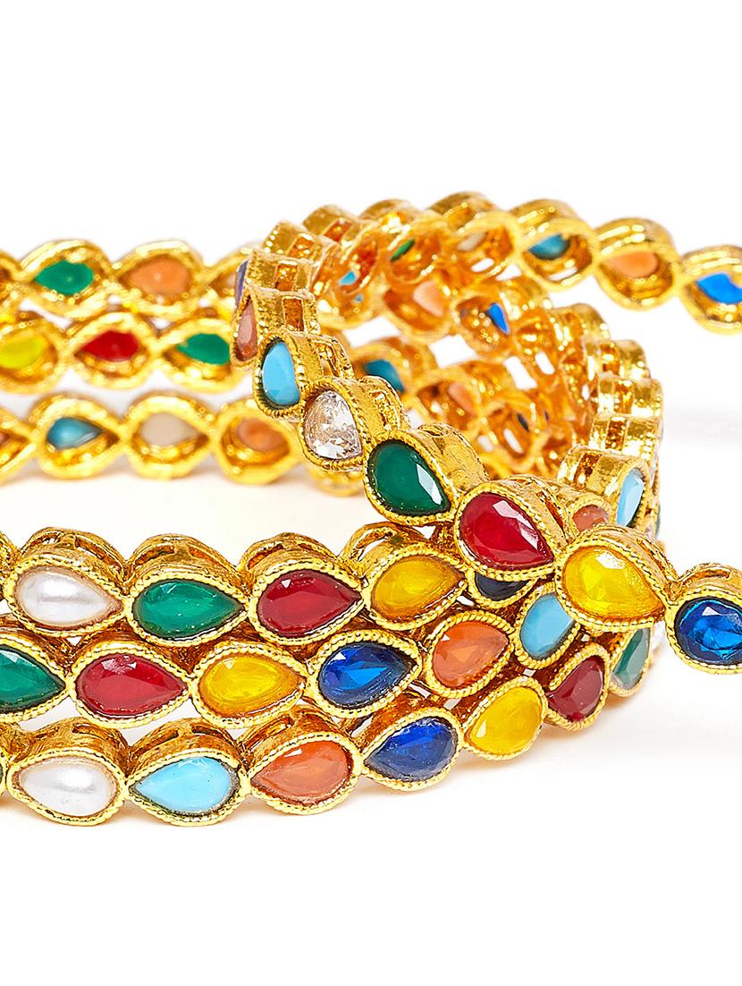multi colored metal bangle - 16880048 - Zoom Image - 4
