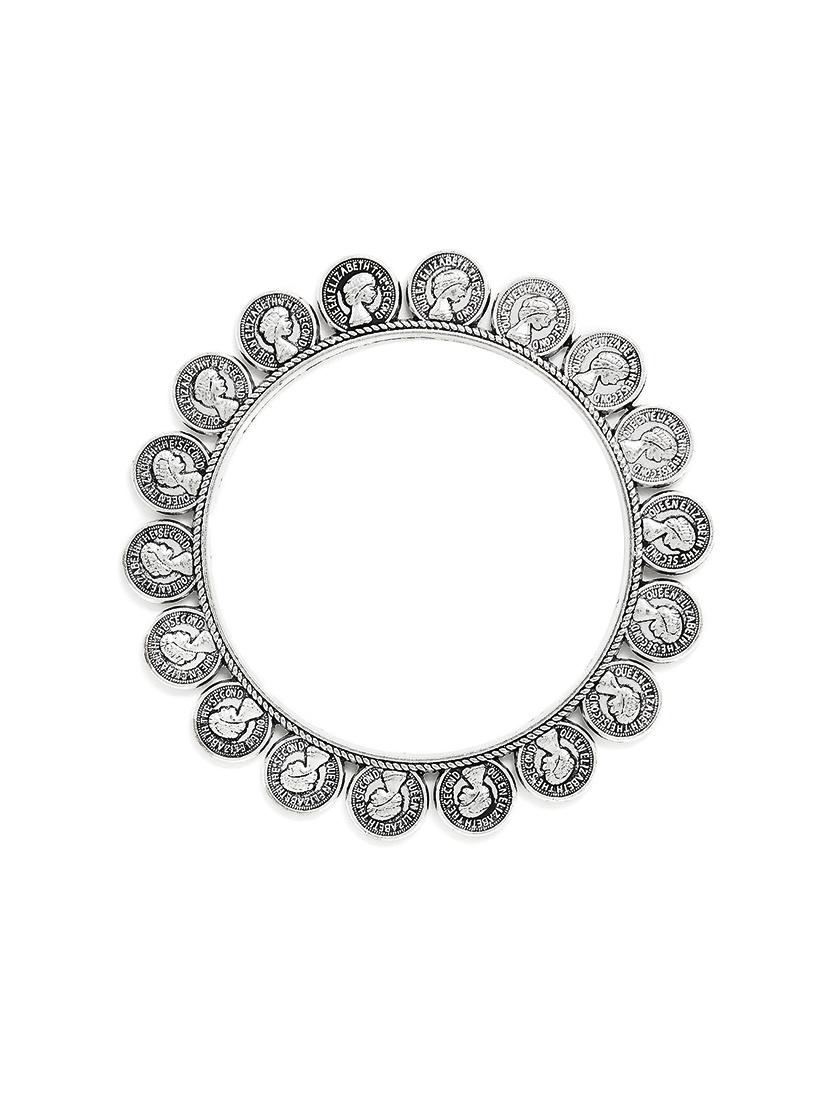 silver plated bangle - 16880050 - Zoom Image - 3