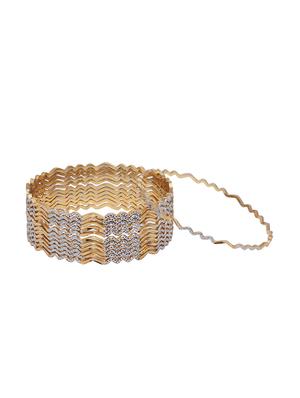 gold plated bangle - 16880055 - Standard Image - 2