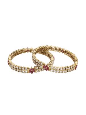 pink gold tone plated bangle - 16880062 - Standard Image - 2