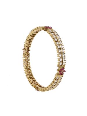 pink gold tone plated bangle - 16880062 - Standard Image - 4