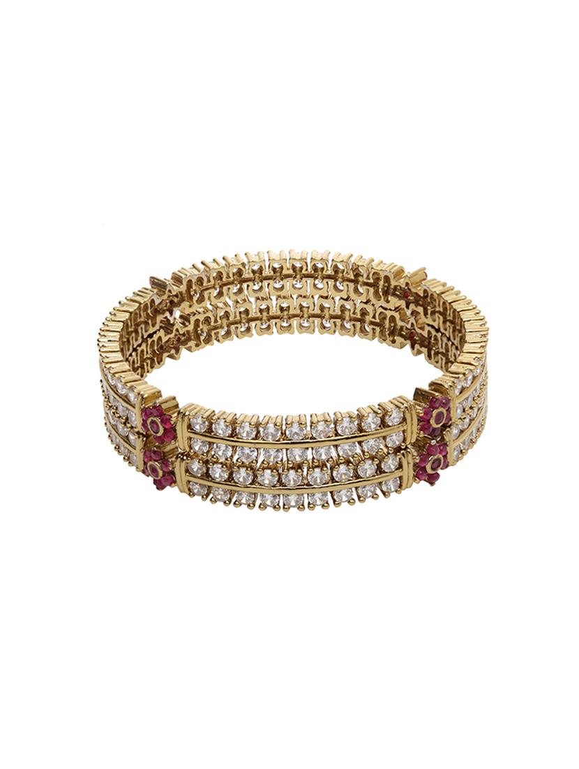 pink gold tone plated bangle - 16880062 - Zoom Image - 1