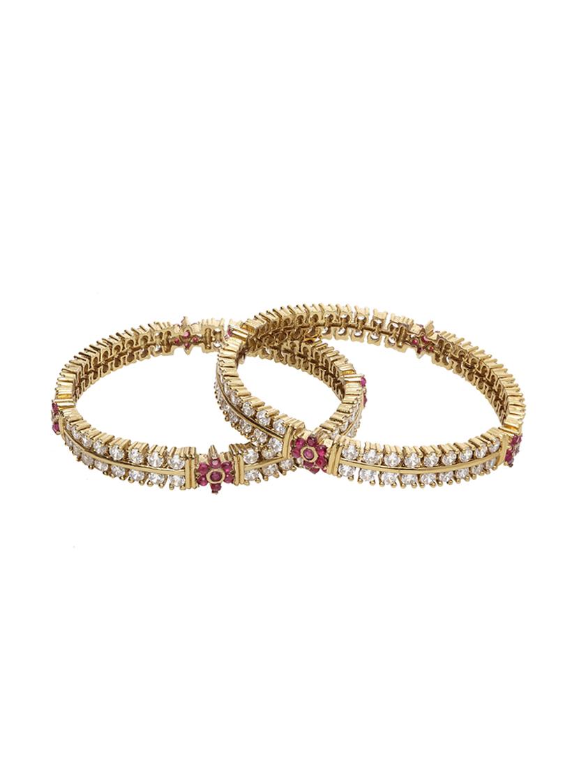 pink gold tone plated bangle - 16880062 - Zoom Image - 2