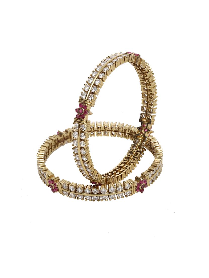pink gold tone plated bangle - 16880062 - Zoom Image - 3