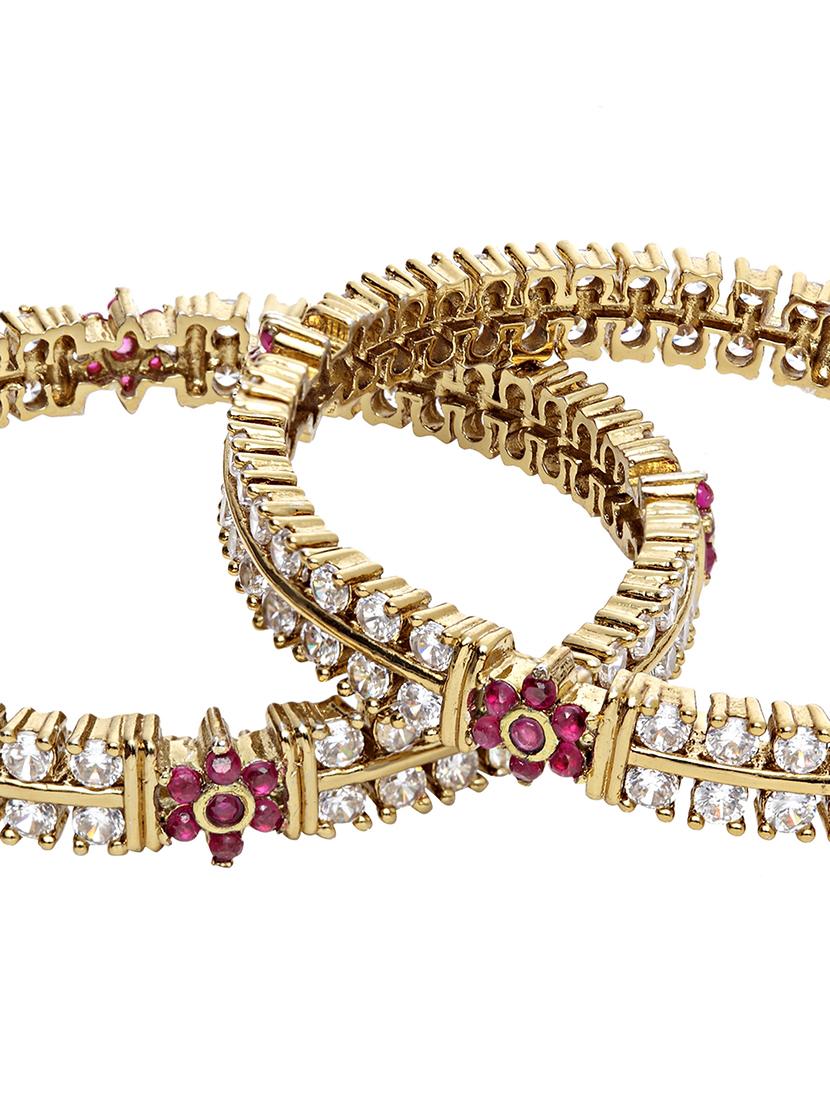 pink gold tone plated bangle - 16880062 - Zoom Image - 5