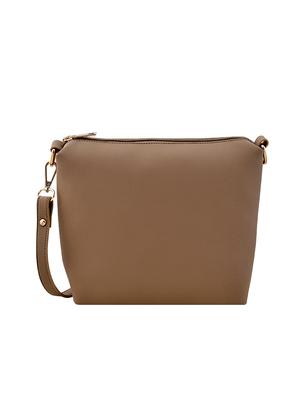 beige leatherette combo handbag - 16880245 - Standard Image - 4