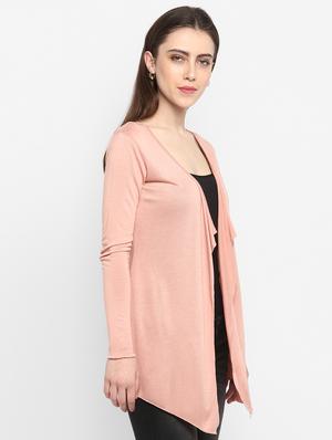 water fall neck asymmetric shrug - 16880476 - Standard Image - 2