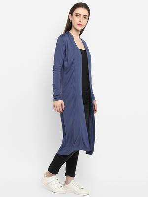 long sleeved solid shrug - 16880478 - Standard Image - 2