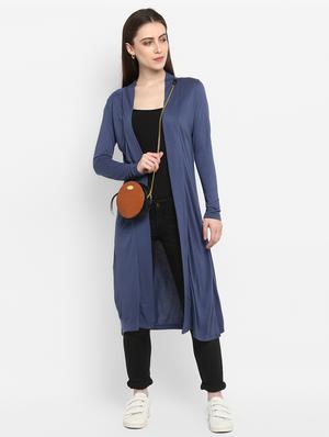 long sleeved solid shrug - 16880478 - Standard Image - 4