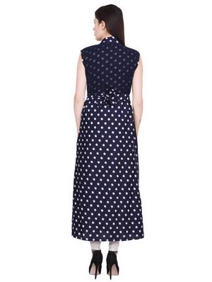 layered polka dot maxi dress - 16880574 - Standard Image - 3