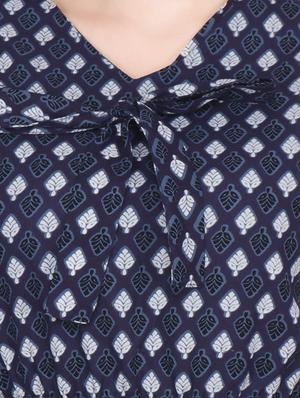 bell sleeves printed top - 16880579 - Standard Image - 4