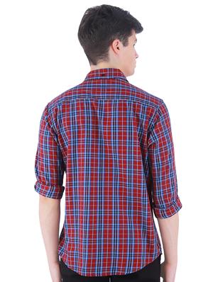 red checkered casual shirt - 16882231 - Standard Image - 3