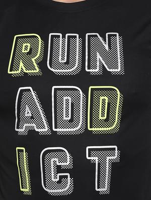 black typographic chest print t-shirt - 16883123 - Standard Image - 5