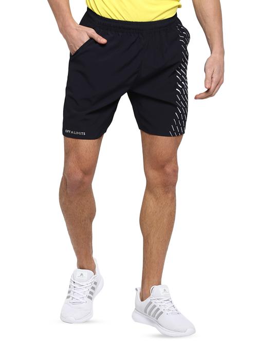 blue printed shorts - 16883132 - Very Small Image - 1
