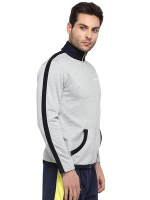 grey taped casual jacket - 16883160 - Standard Image - 2