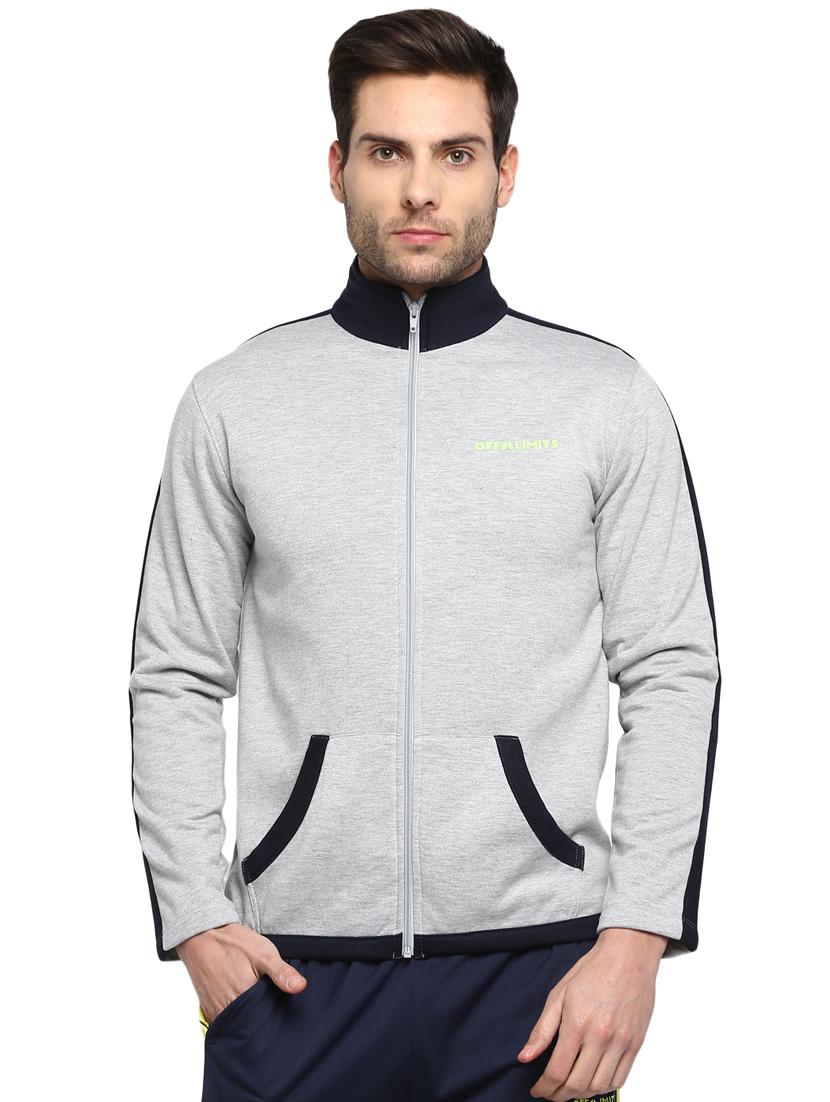 grey taped casual jacket - 16883160 - Zoom Image - 1