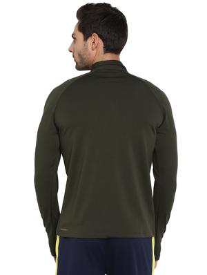 green solid thumb hole t-shirt - 16883166 - Standard Image - 2