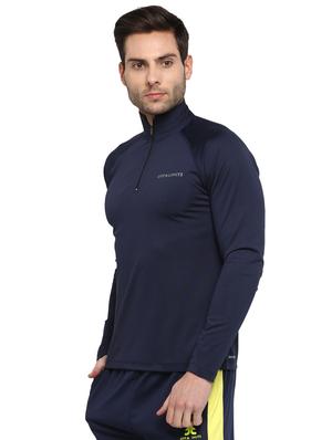 navy blue solid t-shirt - 16883167 - Standard Image - 2
