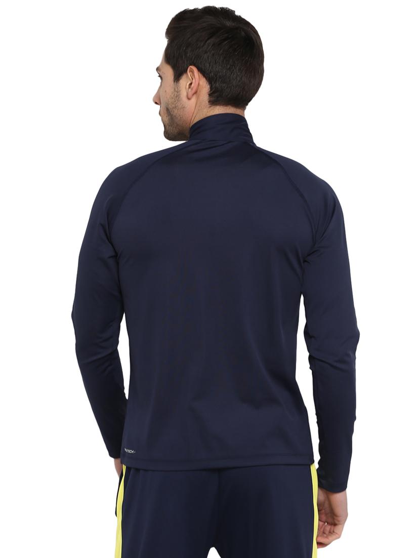 navy blue solid t-shirt - 16883167 - Zoom Image - 3