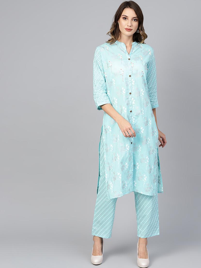 pastel kurta palazzo set - 16883396 - Zoom Image - 1