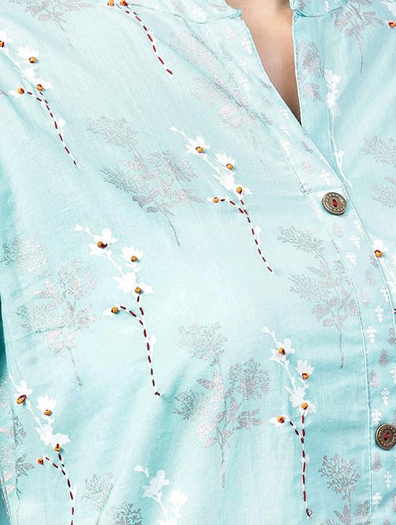 pastel kurta palazzo set - 16883396 - Zoom Image - 5