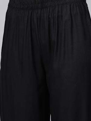 checkered kurta palazzo set - 16883445 - Standard Image - 4