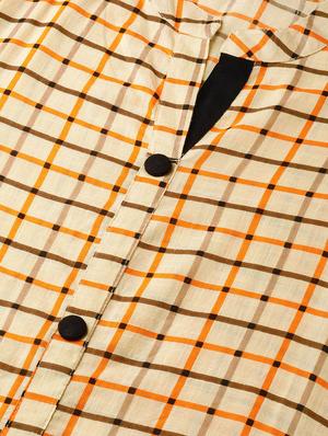 checkered kurta palazzo set - 16883445 - Standard Image - 5