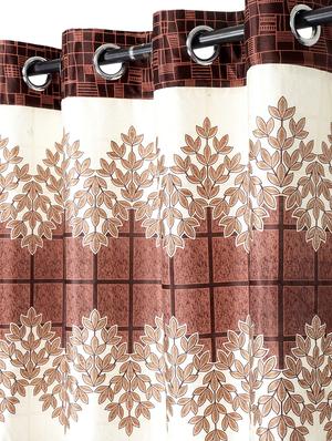 panel brown long door curtain set of 2 - 16883613 - Standard Image - 4