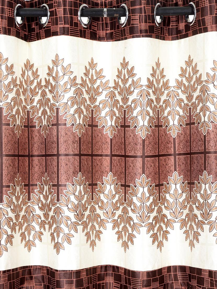 panel brown long door curtain set of 2 - 16883613 - Zoom Image - 5