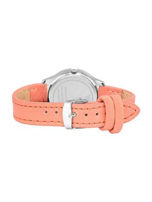 jaycreation attractive peacock dial with pink leather belt girl's analog watch - 16883694 - Standard Image - 2