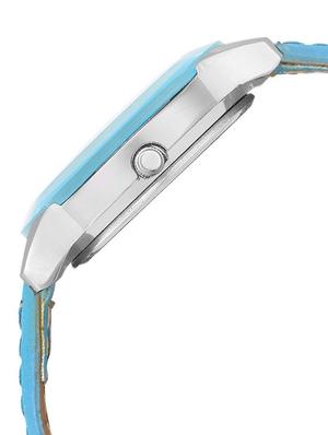 jaycreation attractive peacock dial with blue leather belt girl's analog watch - 16883695 - Standard Image - 2