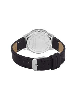 jaycreation attractive peacock dial with black leather belt girl's analog watch - 16883696 - Standard Image - 2