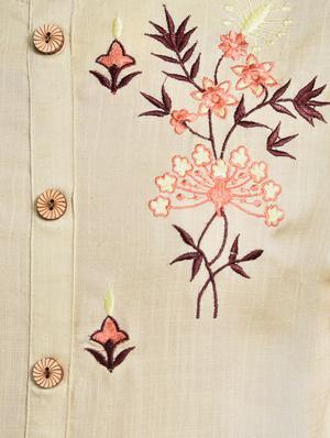 embroidered straight kurta - 16883729 - Standard Image - 6