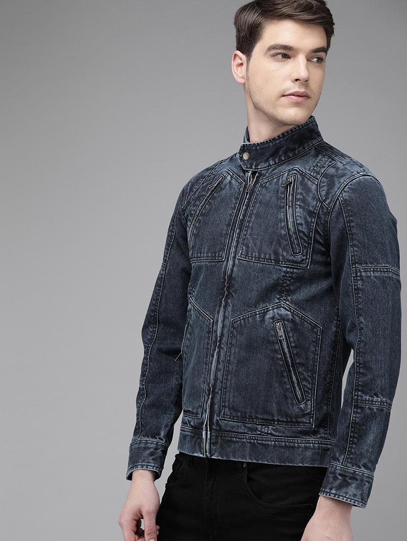 blue washed denim jacket - 16883830 - Zoom Image - 1