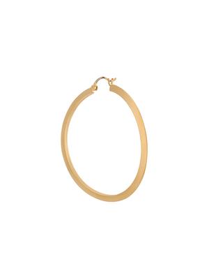 gold metal hoop earring - 16884144 - Standard Image - 3