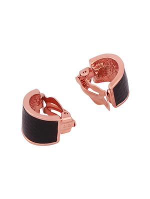 black metal studs earring - 16884156 - Standard Image - 3