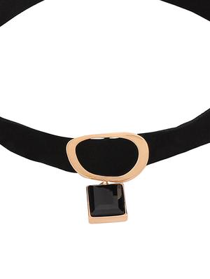 black metal choker necklace - 16884216 - Standard Image - 5