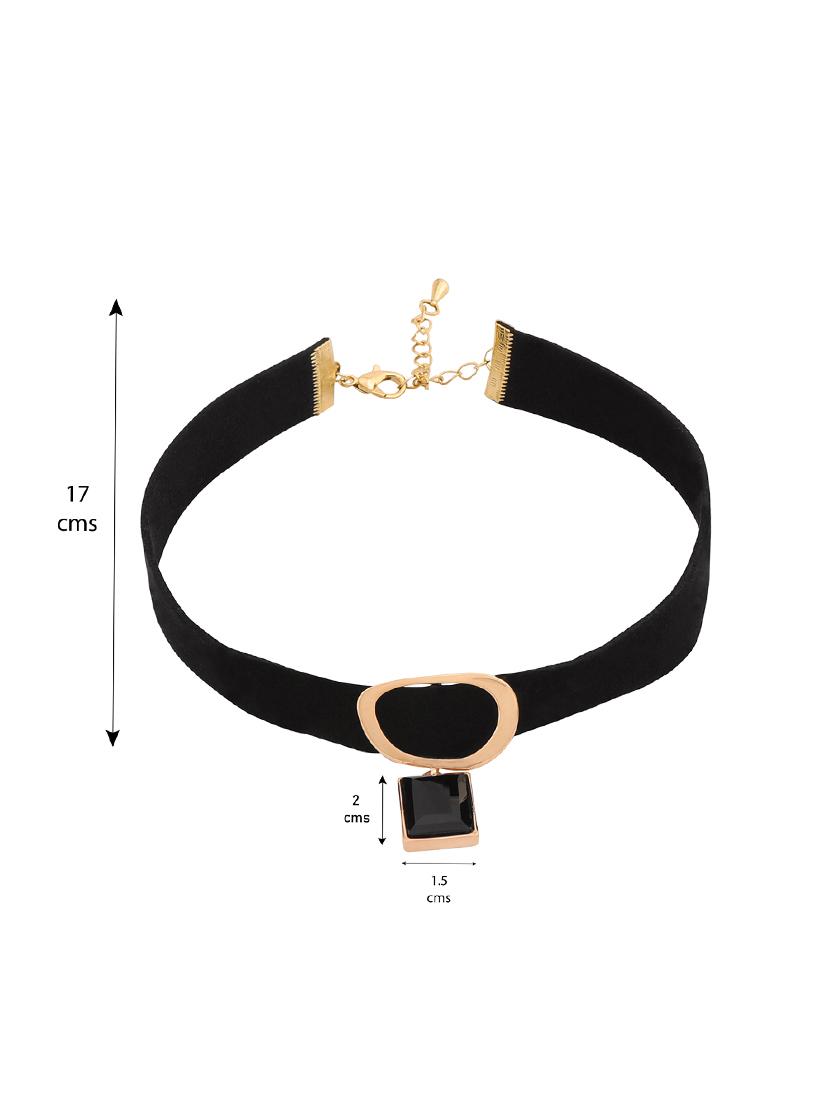 black metal choker necklace - 16884216 - Zoom Image - 2