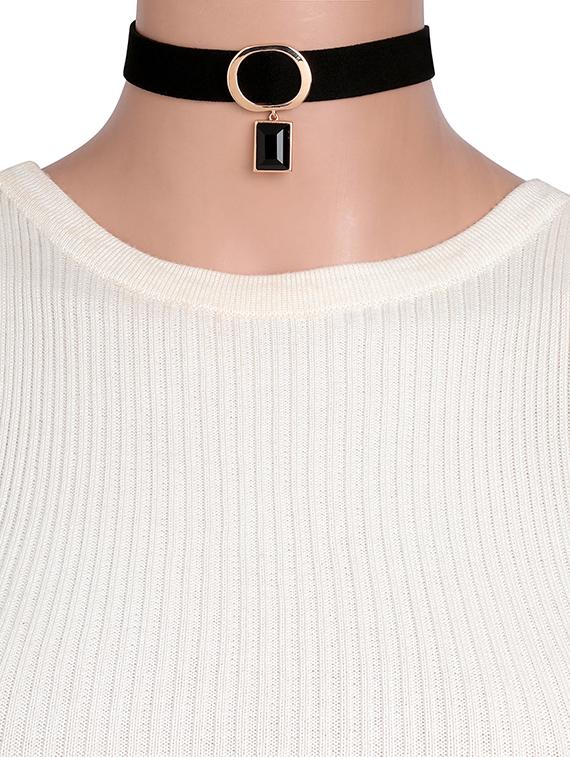 black metal choker necklace - 16884216 - Zoom Image - 4