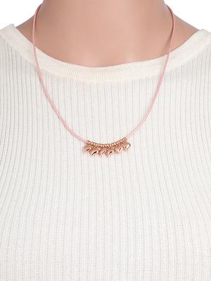 gold metal chain necklace - 16884217 - Standard Image - 4