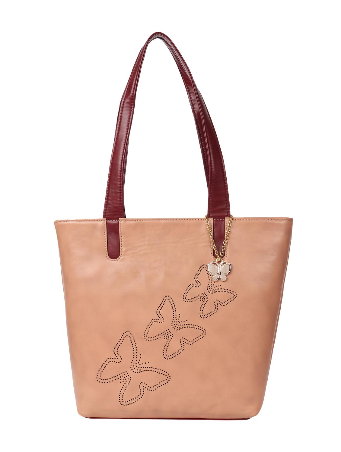 pink leatherette (pu) regular handbag - 16884239 - Zoom Image - 1