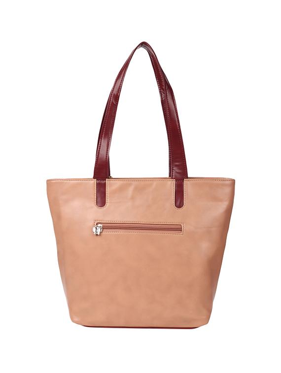 pink leatherette (pu) regular handbag - 16884239 - Zoom Image - 2