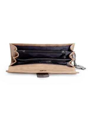 beige leatherette (pu wallet - 16884375 - Standard Image - 3