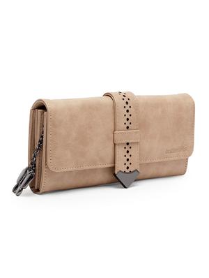 beige leatherette (pu wallet - 16884375 - Standard Image - 5