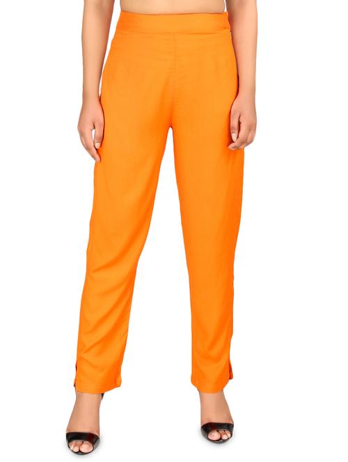 high rise flat front trouser - 16884576 - Standard Image - 1