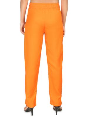 high rise flat front trouser - 16884576 - Standard Image - 3